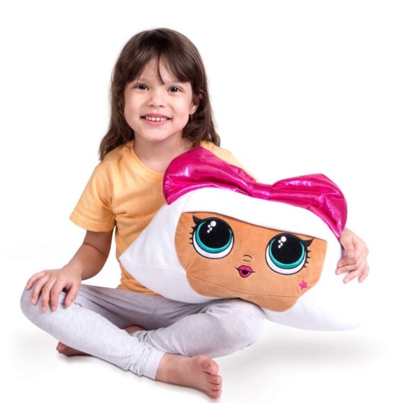 LOL SURPRISE! Doll PILLOW Diva Character Plush Cuddle 18" Wide x 12" High - Picture 1 of 6